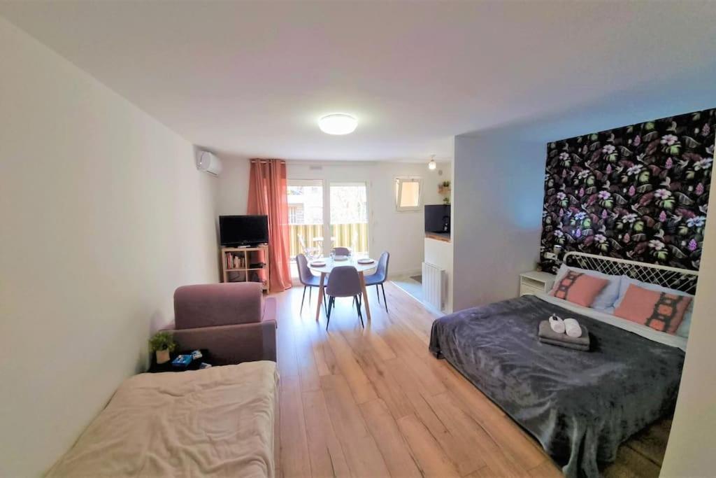 Studio Nice, Avenue Des Fleurs, Climatise Apartment Екстериор снимка